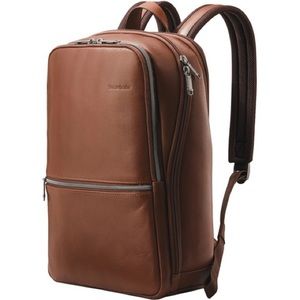 New Samsonite Classic Leather Slim Backpack
